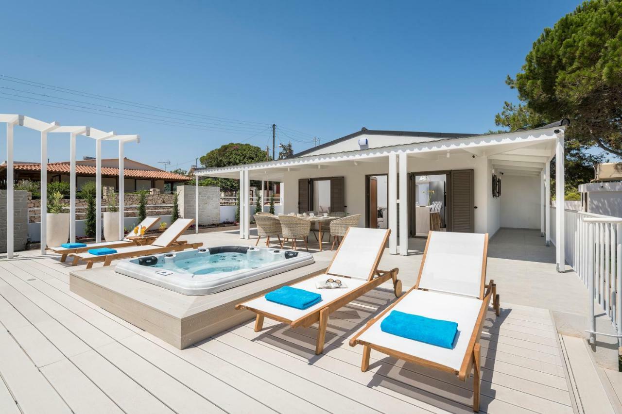 Sea View White Villa Stavrós エクステリア 写真